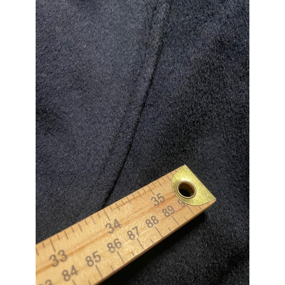 Size 8/10 ? Navy Blue Wool DonnyBrook vintage wool double breasted trench coat - Picture 6 of 12